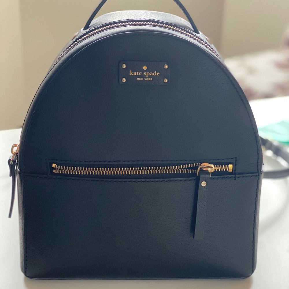 Kate Spade Black Backpack Purse